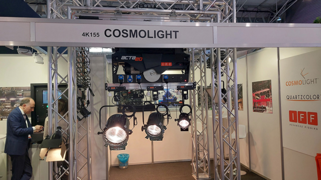 2024 Cosmolight stand at ISE Barcelona