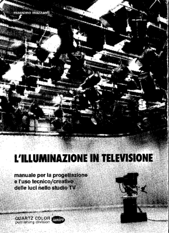 1979 Lighting engineering manual for TV studios published by Quartzcolor