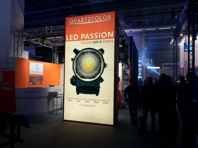 2014 The expanded Studio LED X series is presented at Prolight and Sound